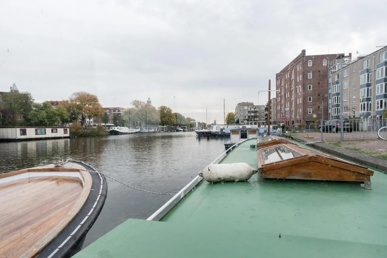 Tekne Luxury Historic Boat Amsterdam Otel Hollanda